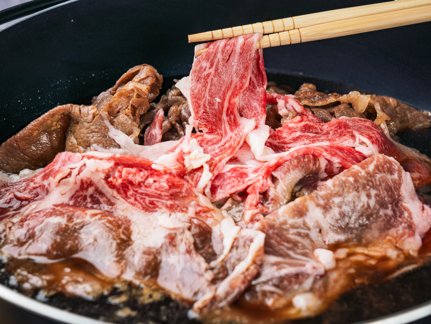 川平牛 肩ロース すき焼き