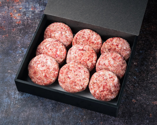 御贈答用 川平牛 100%らんぷ無添加ハンバーグ 9個入り (1個150g) - 川平牛(カビラビーフ)オンラインストア